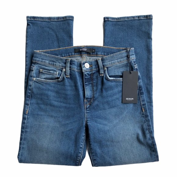 Hudson Jeans Denim - Hudson Nico Mid-Rise Slim Straight Crop Jeans 25
